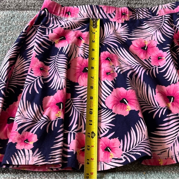 Women’s PINK Victoria's Secret Medium Blue Purple Floral Stretch Mini Skirt NWT - Picture 6 of 6